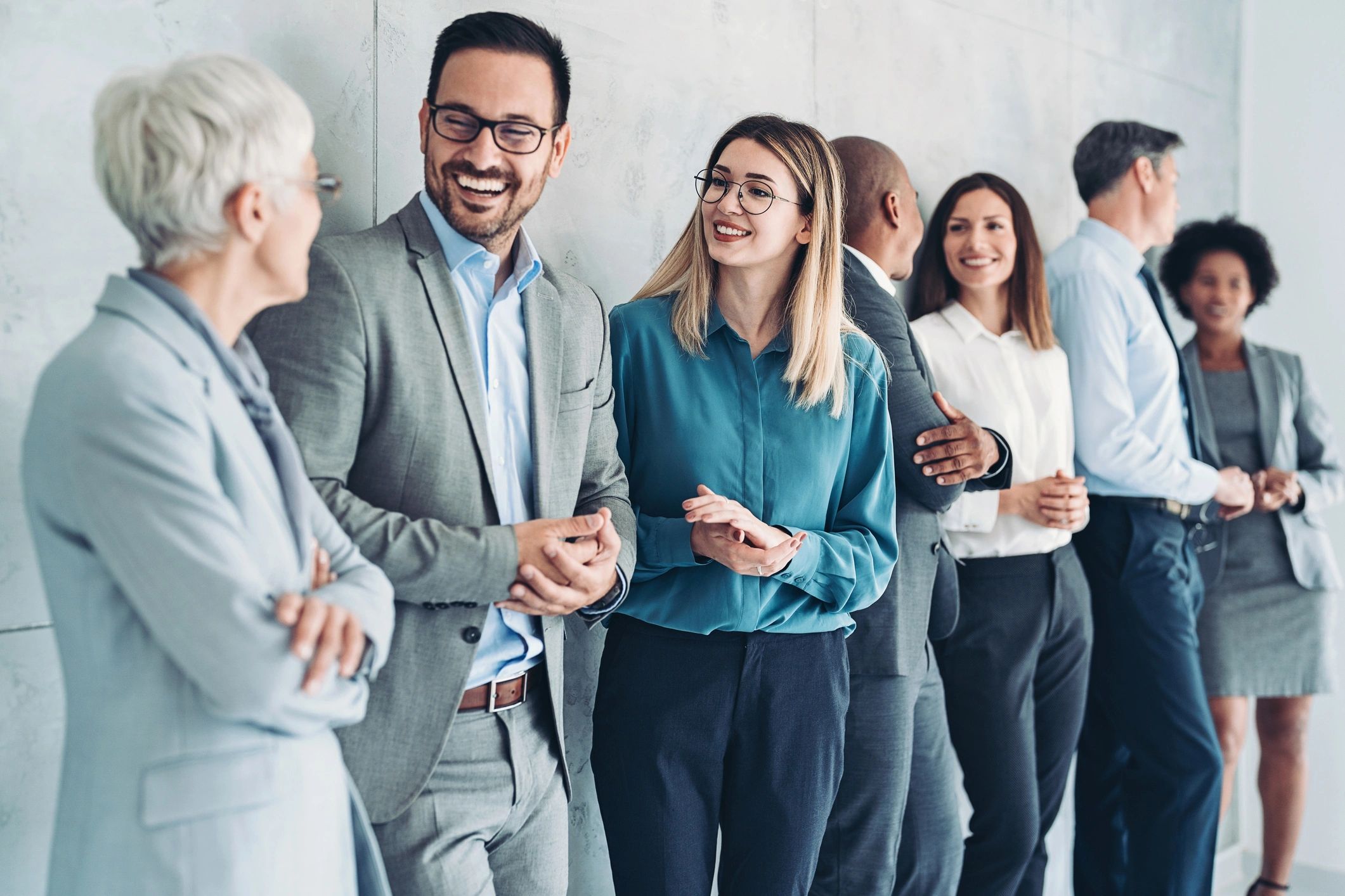 Professional law firm office team