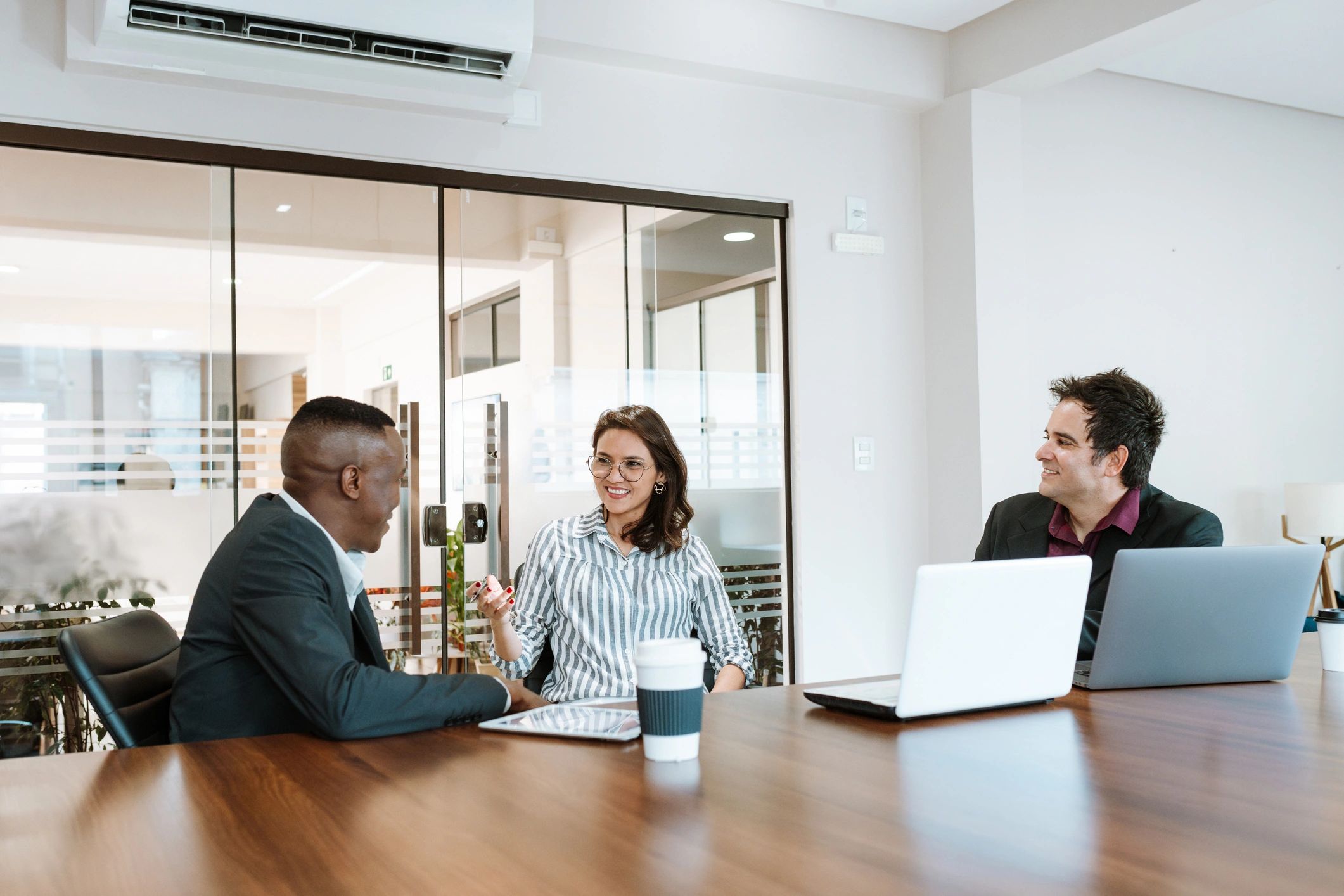 Lawyers in a legal consultation